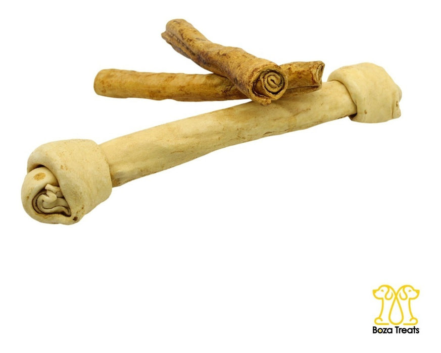 Hueso Carnaza Gigante Dos Rollos Sabor Cacahuate Premio 3pza