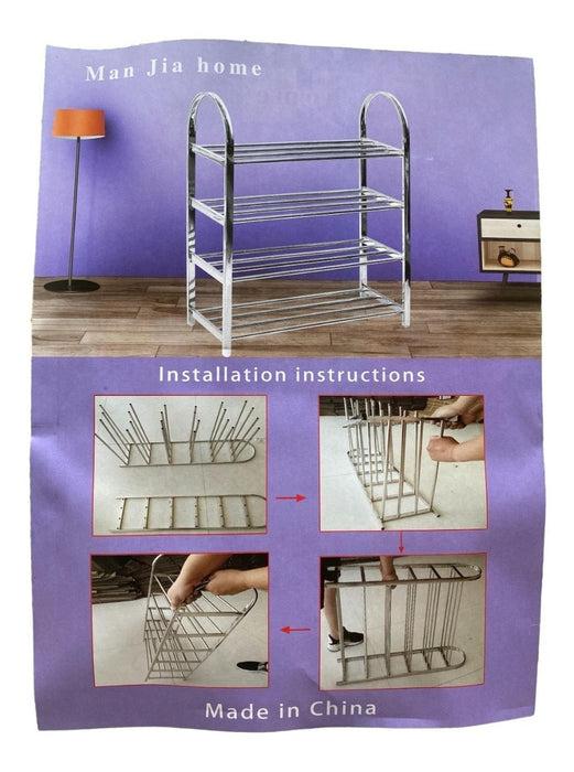 Zapatera 15 Pares Armable 5 Niveles Organizador Rack Zapatos