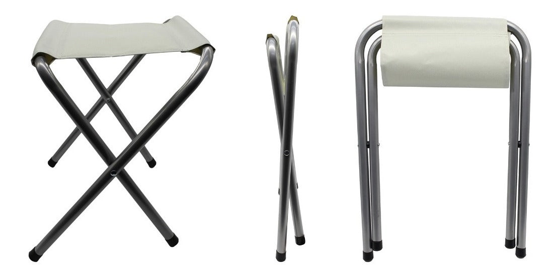 Banco Plegable Portátil Excursión Multi Usos Campismo Filas