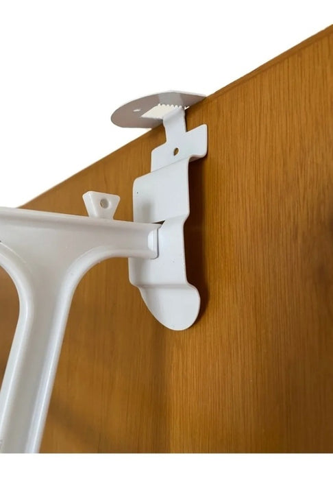 Zapatera Para Puerta Colgante Par 36 Pares De Zapatos Blanca