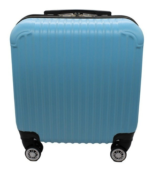 Maleta Rigida A Bordo Candado Carry On Cuadrada Policarbonat