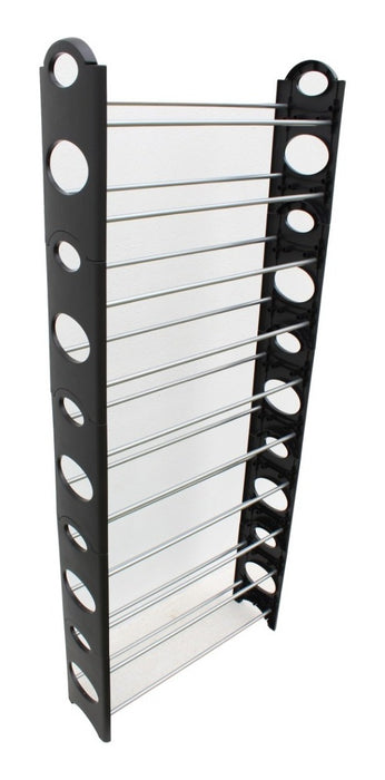 Zapatera Organizador Rack 10 Niveles Facil De Armar 30 Pares Zapatos Modular