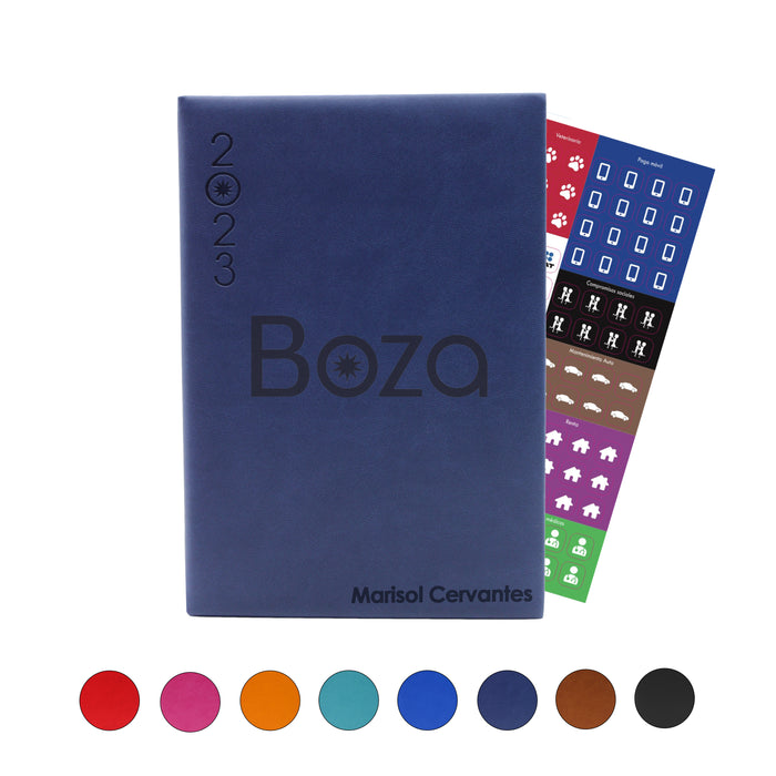 Agenda Boza 2023 Vinipiel Grabada Logo Personalizado