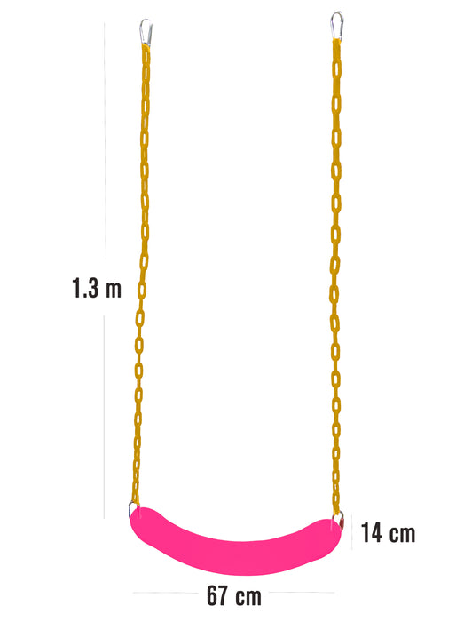 Columpio D Banda Para Niños Asiento Juegos Aire Libre Cadena