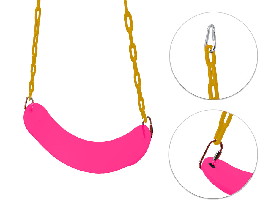 Columpio D Banda Para Niños Asiento Juegos Aire Libre Cadena