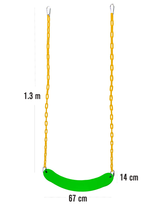 Columpio D Banda Para Niños Asiento Juegos Aire Libre Cadena