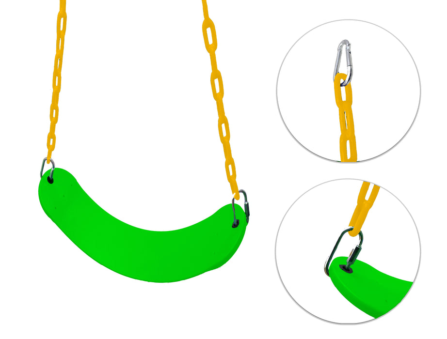 Columpio D Banda Para Niños Asiento Juegos Aire Libre Cadena