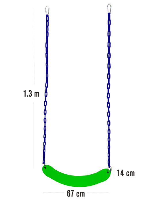 Columpio D Banda Para Niños Asiento Juegos Aire Libre Cadena