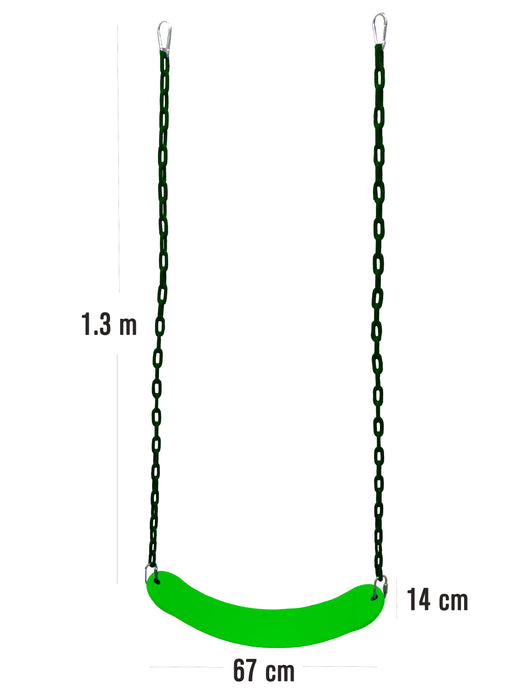 Columpio D Banda Para Niños Asiento Juegos Aire Libre Cadena