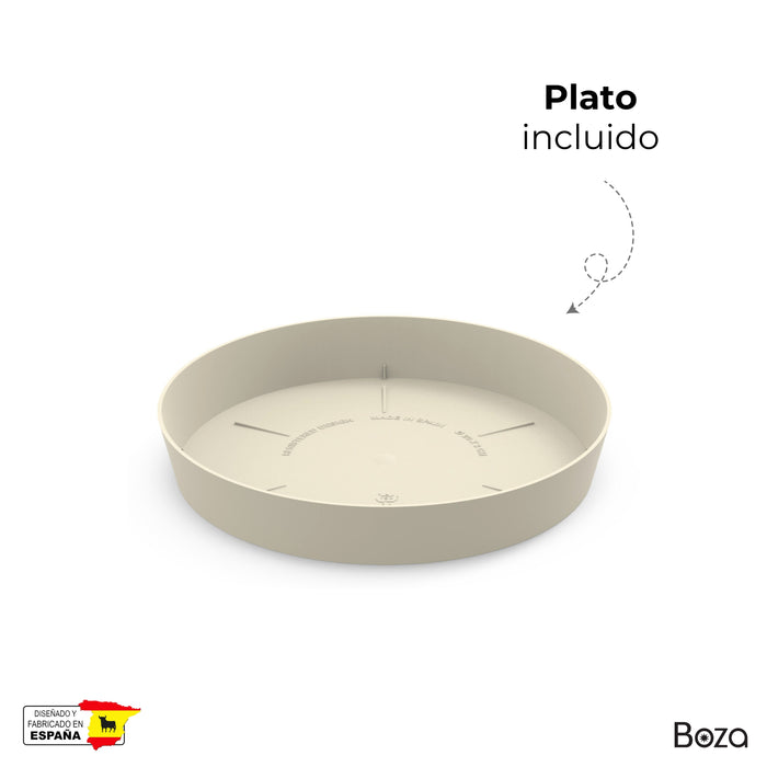 Maceta Cuenco 30 L Con Plato