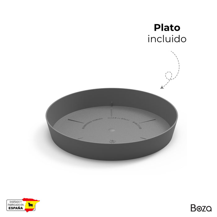 Maceta Cuenco 30 L Con Plato