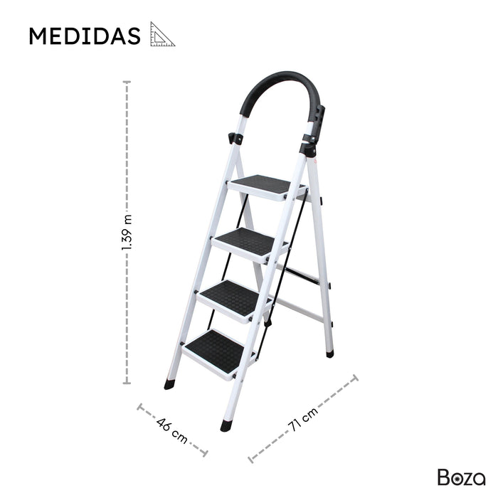 Escalera Plegable 4 Peldaños