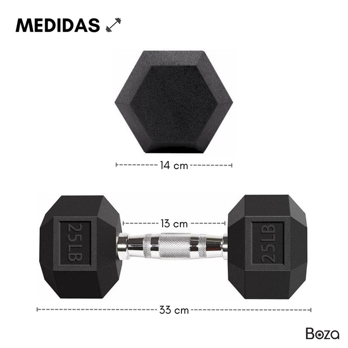 Pesa Hexagonal Cromada