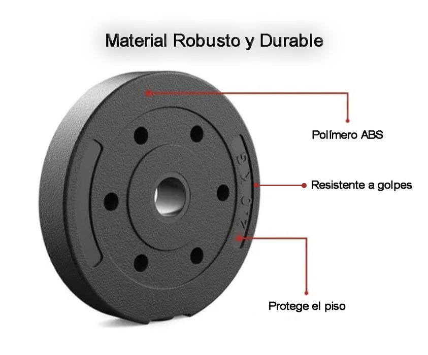 Set Mancuerna Unibarra 40kg