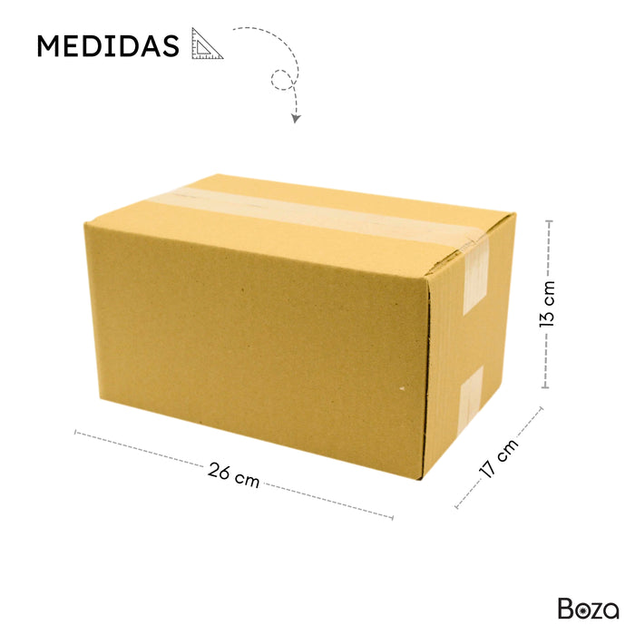 Caja de Cartón 26x17x13