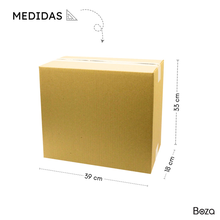 Caja de Cartón 39x18x33