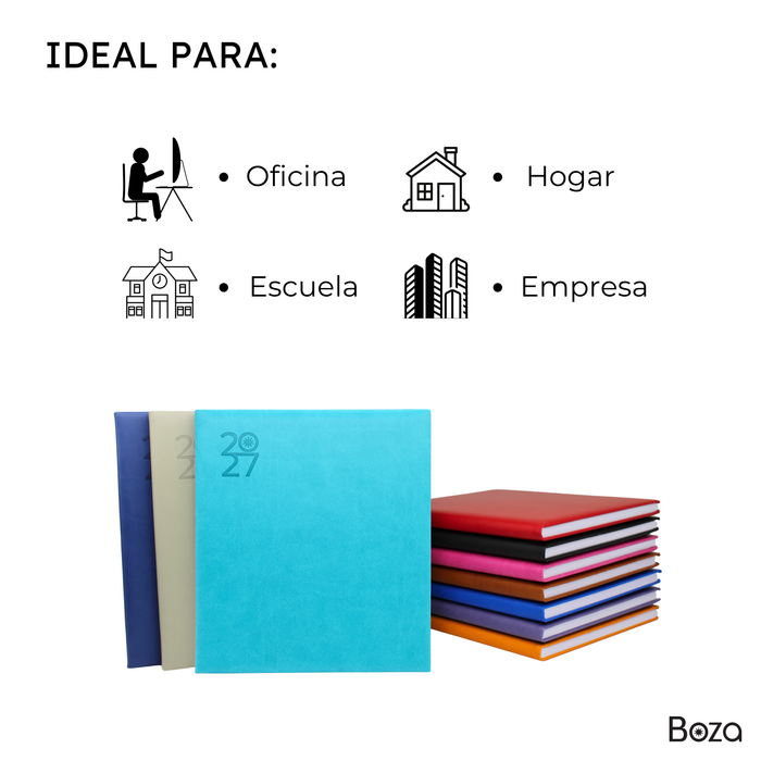 20 Pzas Agenda Boza Semanal 2027