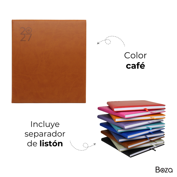 20 Pzas Agenda Boza Semanal 2027