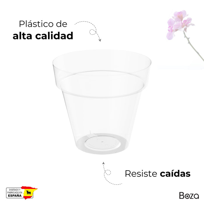 Maceta Tes 1.1 L Orquídea Sin Plato