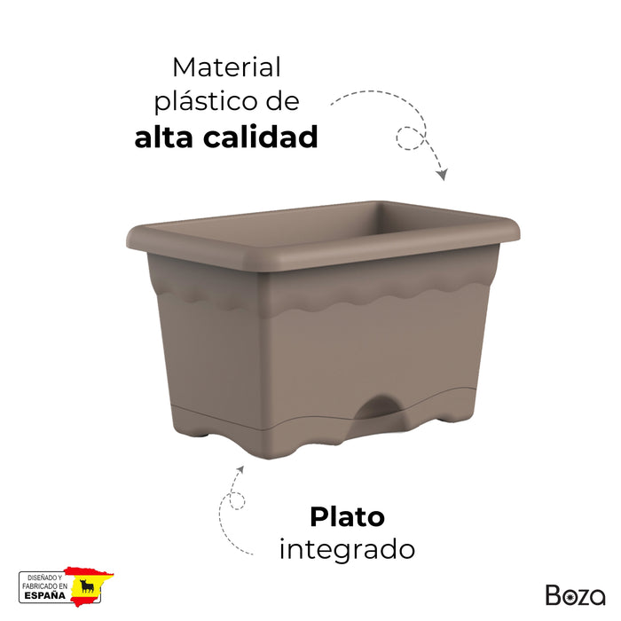 Jardinera Terra 6 L Plato Integrado