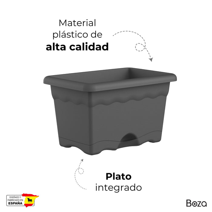 Jardinera Terra 6 L Plato Integrado