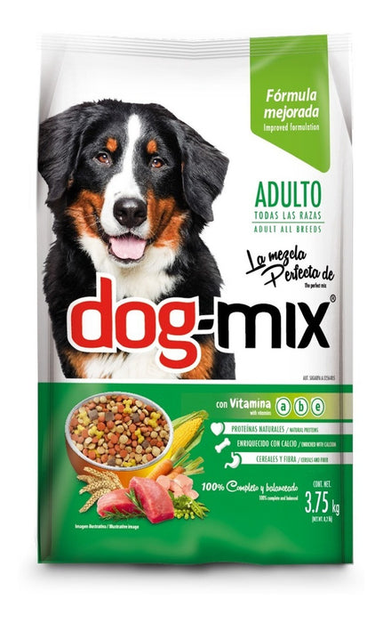 Croquetas Dogmix Adulto 3.75kg Proteína 18% Premium Boza