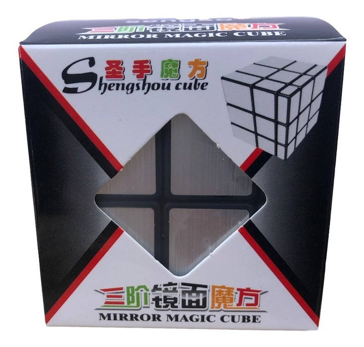 Cubo Rubik Magico Espejo Plateado 3x3 Cube Mirror 5.8cm