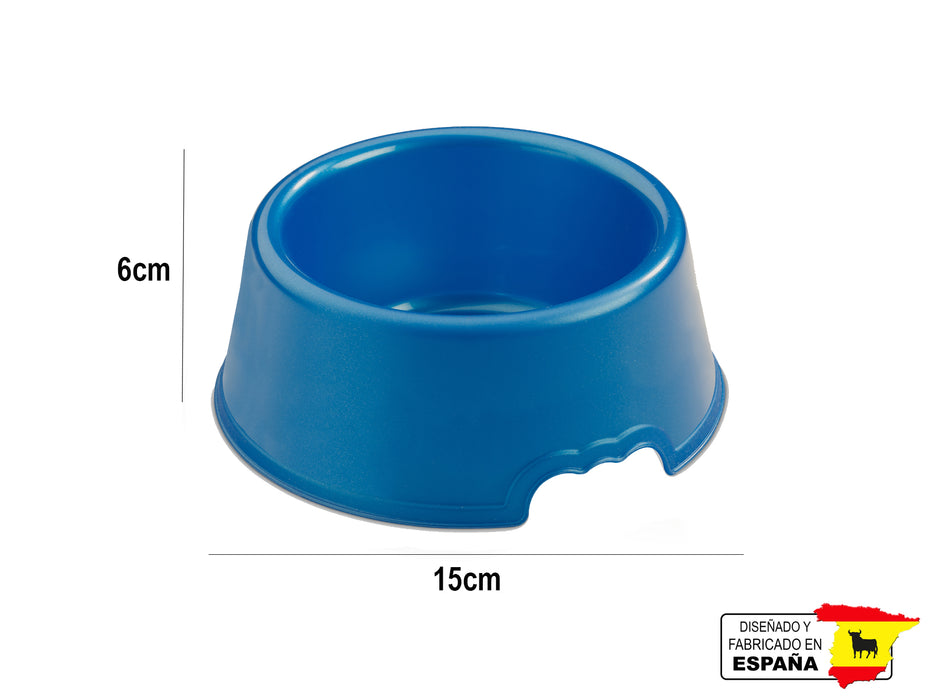 Plato Comedero Mascota Perro Gato Hecho en España 0.4L 15CmØ