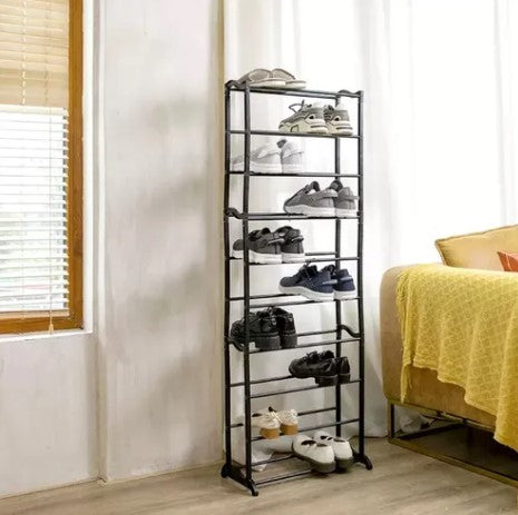 Zapatera Organizador Rack10 Niveles Facil De Armar 30 Pares