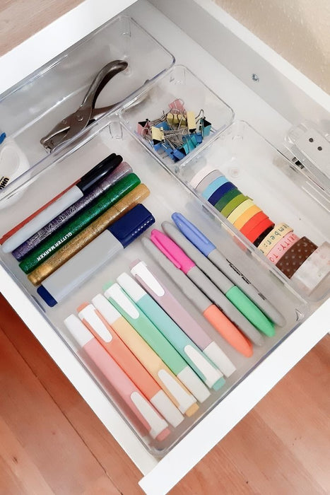 Plástico Separadores Para Cajones De Escritorio Separadores