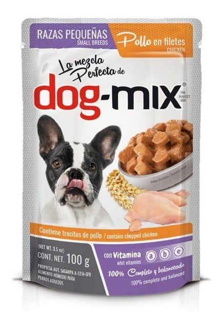 Dogmix Alimento Húmedo Razas Pequeñas Pollo Filete 10 Sobres