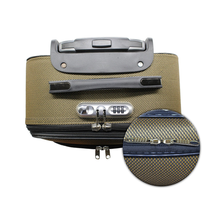 Maleta Tela Mano A Bordo Candado Seguridad Carry On 360