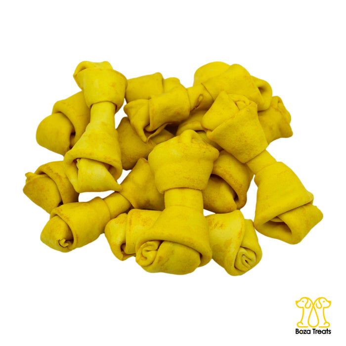 10 Nudos Huesos D Pollo Y Res Premios Carnaza 4-5   13 Cm