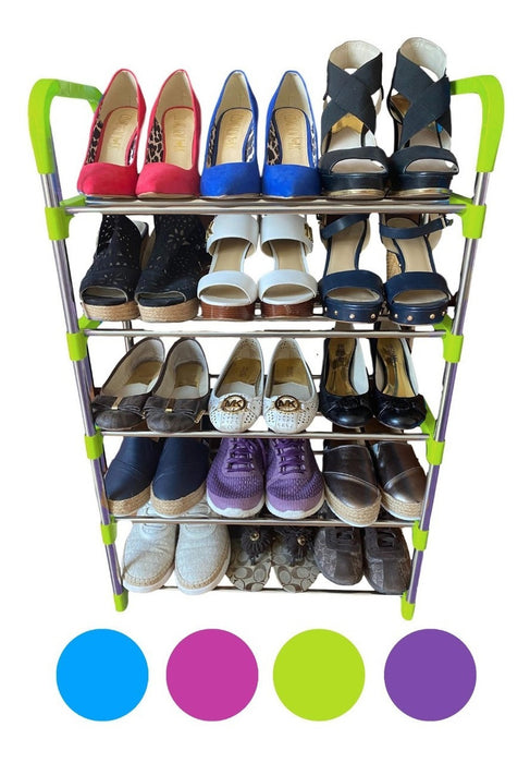 Zapatera Closet 5 Niveles Rack 15 Pares Zapatos Organizador VH HOME  Zapatera para Hogar