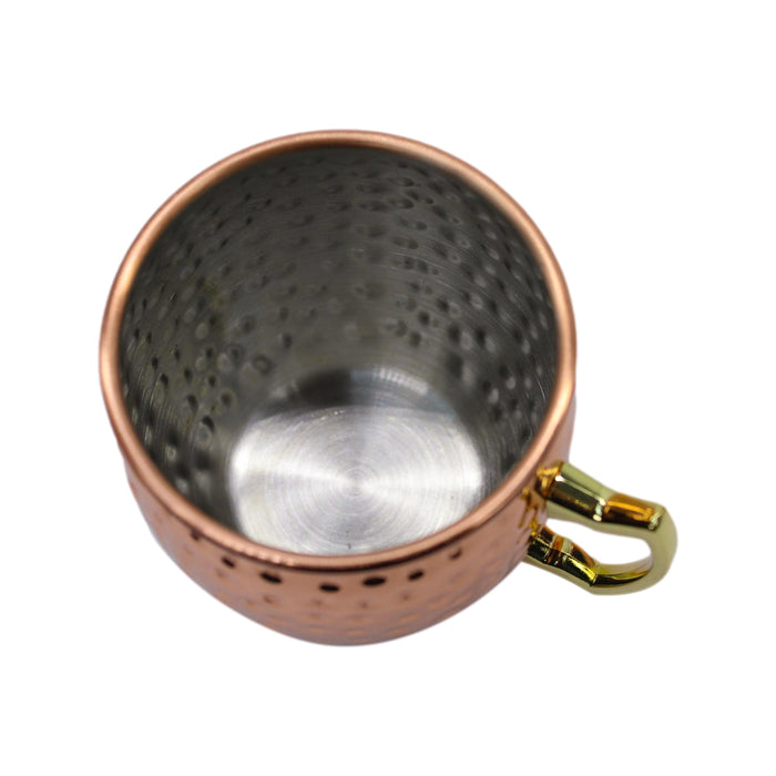 Taza Vaso 550 Ml Cobre Moscow Mule Coctel Acero 4 Piezas