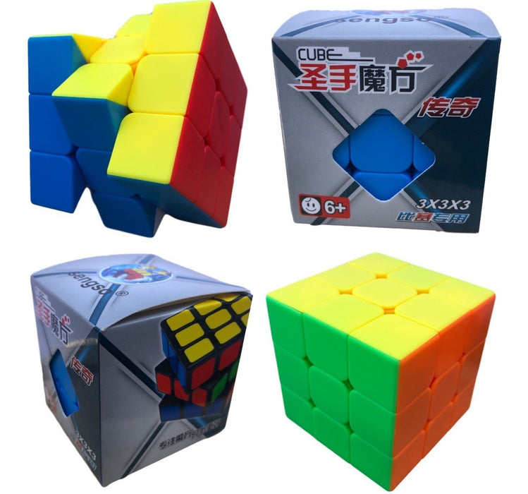 Cubo Rubik Magico Colores Pintado 3x3 Magic 5.8cm Con Envio