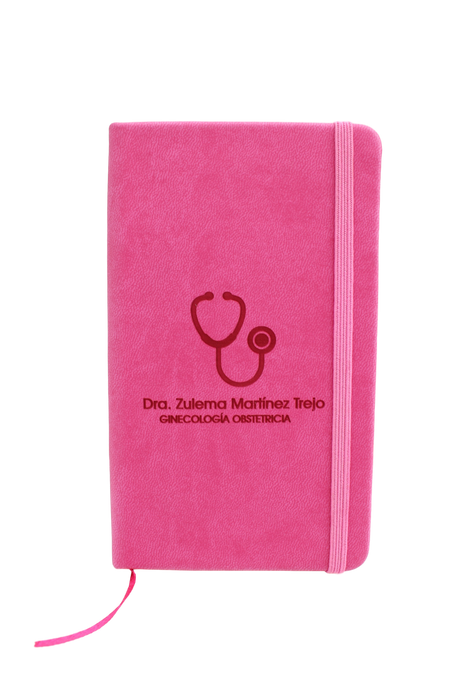 Mini Libreta Tipo Moleskine De Poliuretano 8.5 X 15cm 90 Hojas 50 Piezas Grabadas Con Laser