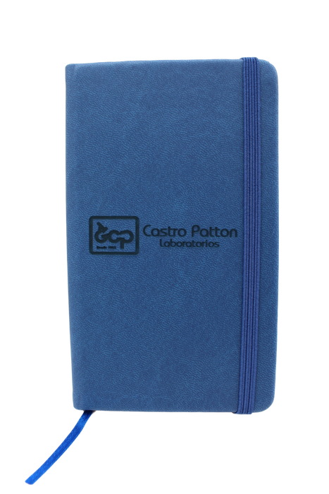 Mini Libreta Tipo Moleskine De Poliuretano 8.5 X 15cm 90 Hojas 50 Piezas Grabadas Con Laser