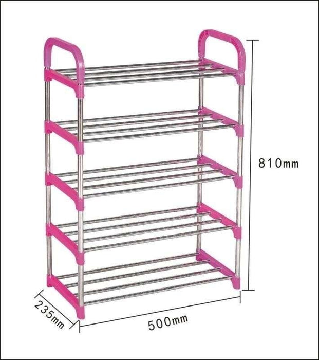 Zapatera 15 Pares Armable 5 Niveles Organizador Rack Zapatos