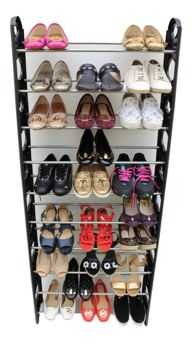 Zapatera 10 Niveles Rack Organizador Zapatos Hasta 30 Pares — Central Shop