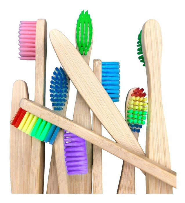 Cepillo De Dientes Bambu Biodegradable Ecologico Infantil