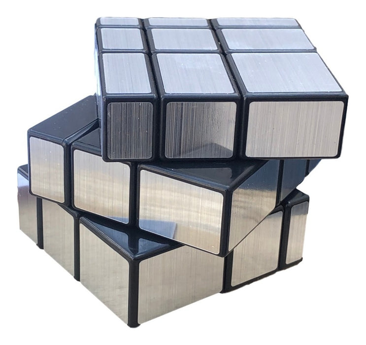 Cubo Rubik Magico Espejo Plateado 3x3 Cube Mirror 5.8cm