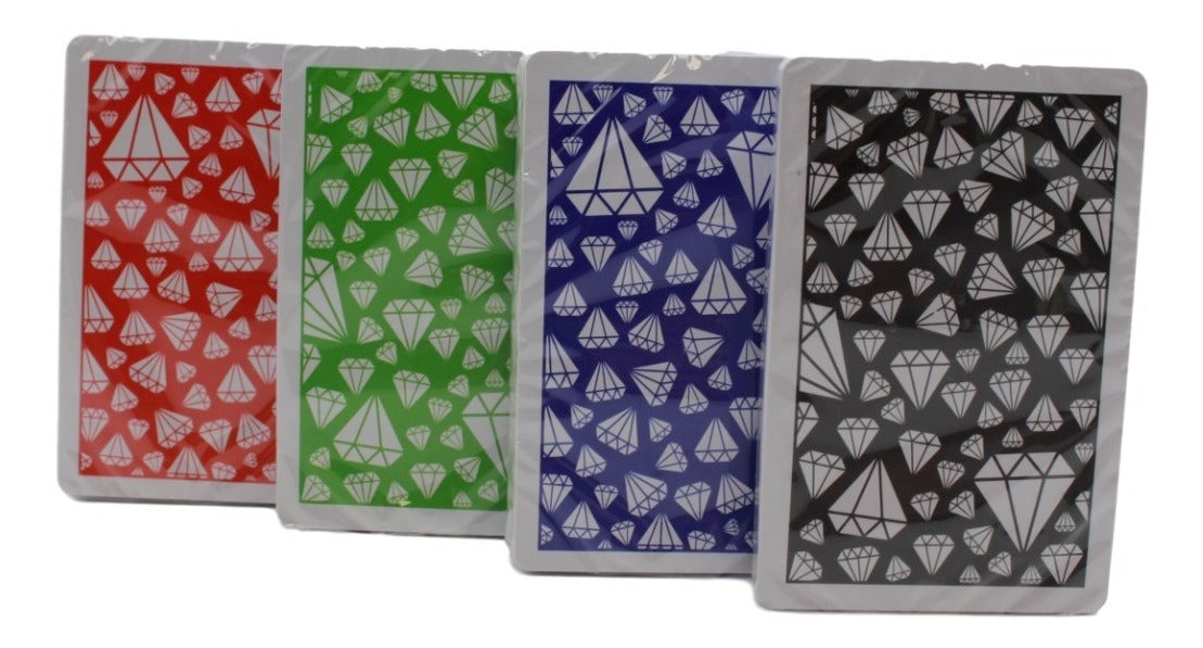 Set 12 Paquetes Cartas Barajas Estuche Naipes Poker Deck