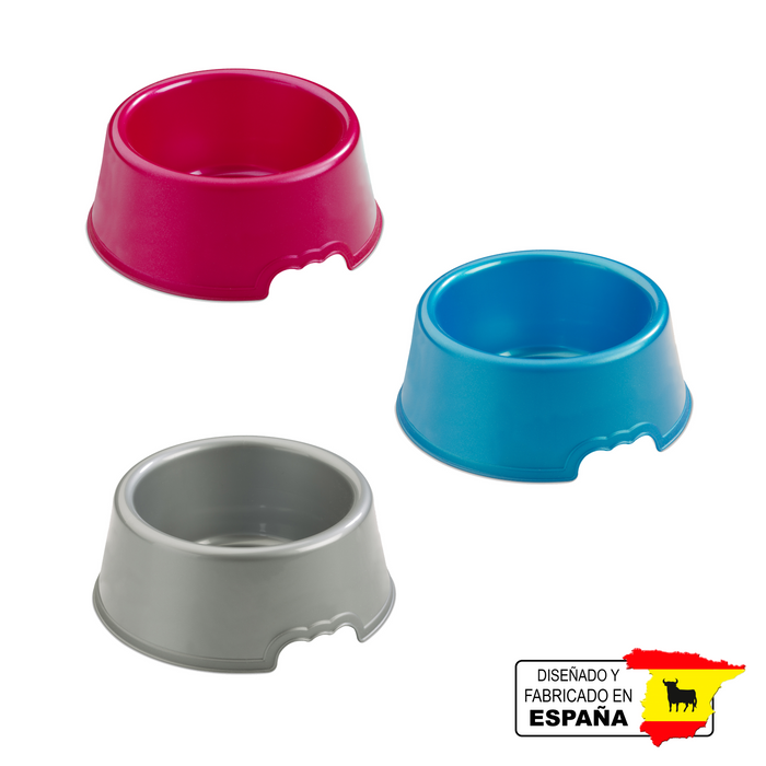 Plato Comedero Mascota Perro Gato Hecho en España 1L 21Cm Ø