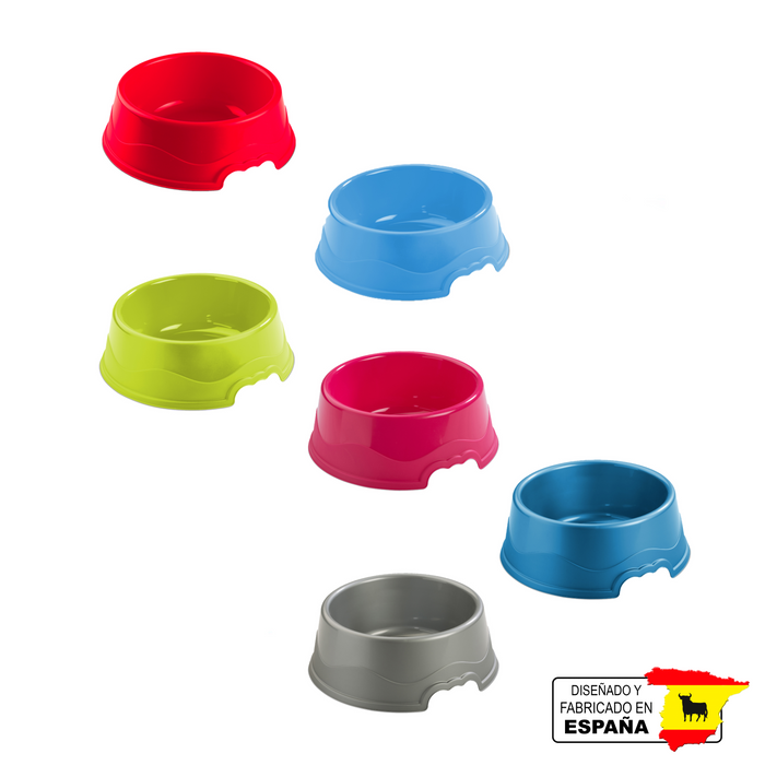 Plato Comedero Mascota Perro Gato Hecho en España 1L 21Cm Ø