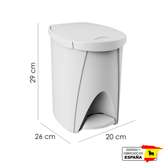 Bote Cesto Basurero Cubo Basura Plastico 7 L