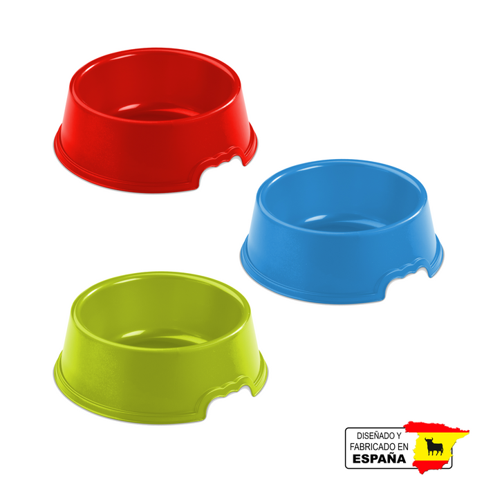 Plato Comedero Mascota Perro Gato Hecho en España 1L 21Cm Ø
