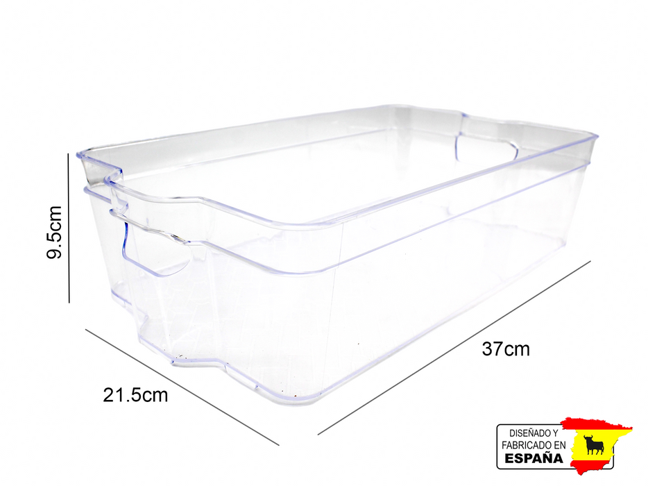 Organizador Refrigerador Bpa Free Españoles 370x215x95 Mm