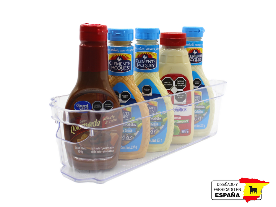 Organizador Refrigerador Bpa Free Españoles 370x160x95 Mm