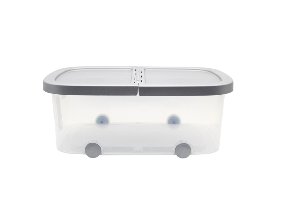 Caja Multiusos Tapa Ruedas Almacenamiento Organizador 23 L
